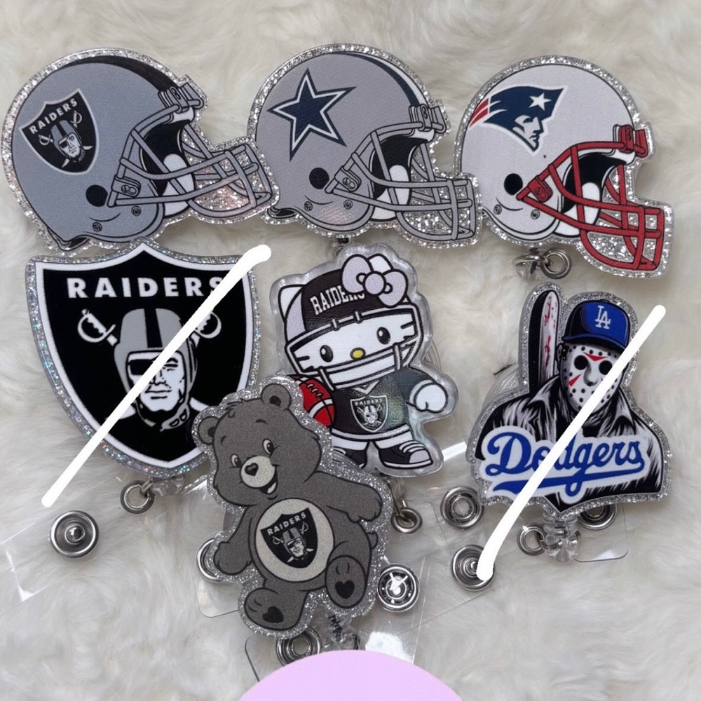 Cartoon character badge reels